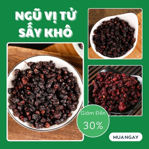[Hàng mới về] Ngũ vị tử khô 100g - Tấn Phát - Chuyên dùng để cải thiện sức khoẻ người sử dụng