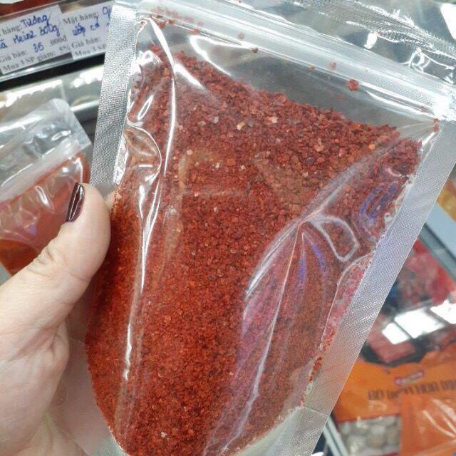 Ớt Bột Hàn Quốc 100g ( chiết túi zip)