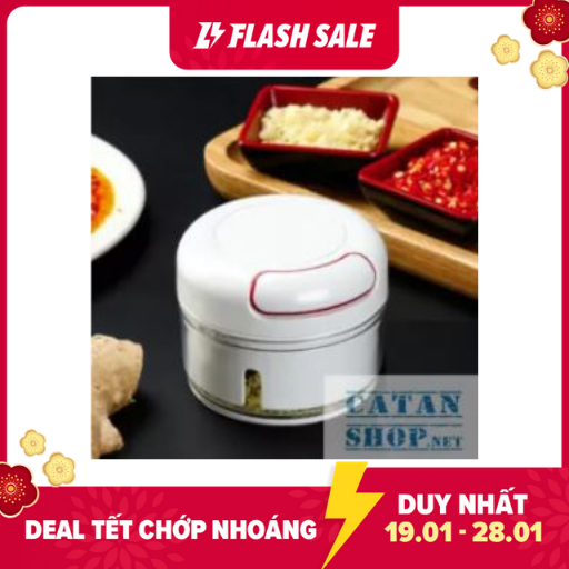 [HCM]Dụng cụ xay tỏi ớt cầm tay đa năng thế hệ mới Xay tỏi ớt kéo tay mẫu mới. Máy xay tỏi Mini Food Chopper GD265-XayToi