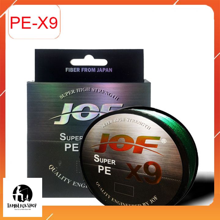 Cuộn 100m dây dù câu cá PE X9 JOF cao cấp