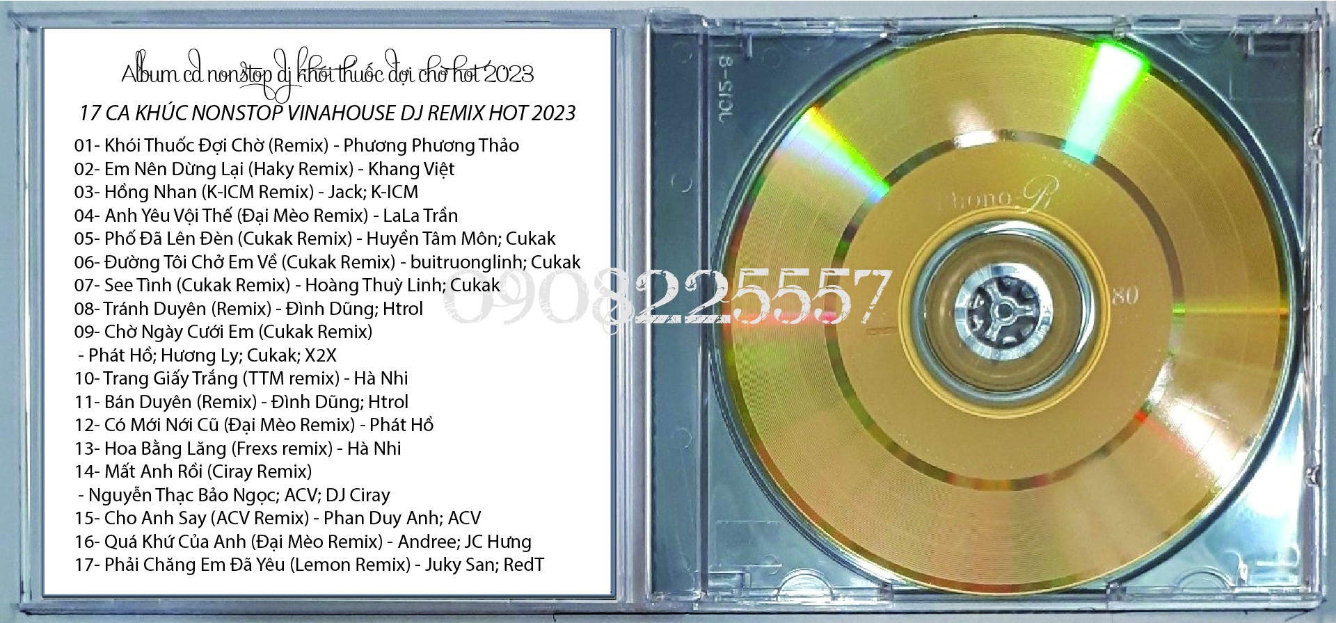 [CD3-REMIX] CD NONSTOP DJ KHÓI THUỐC ĐỢI CHỜ VINAHOUSE REMIX