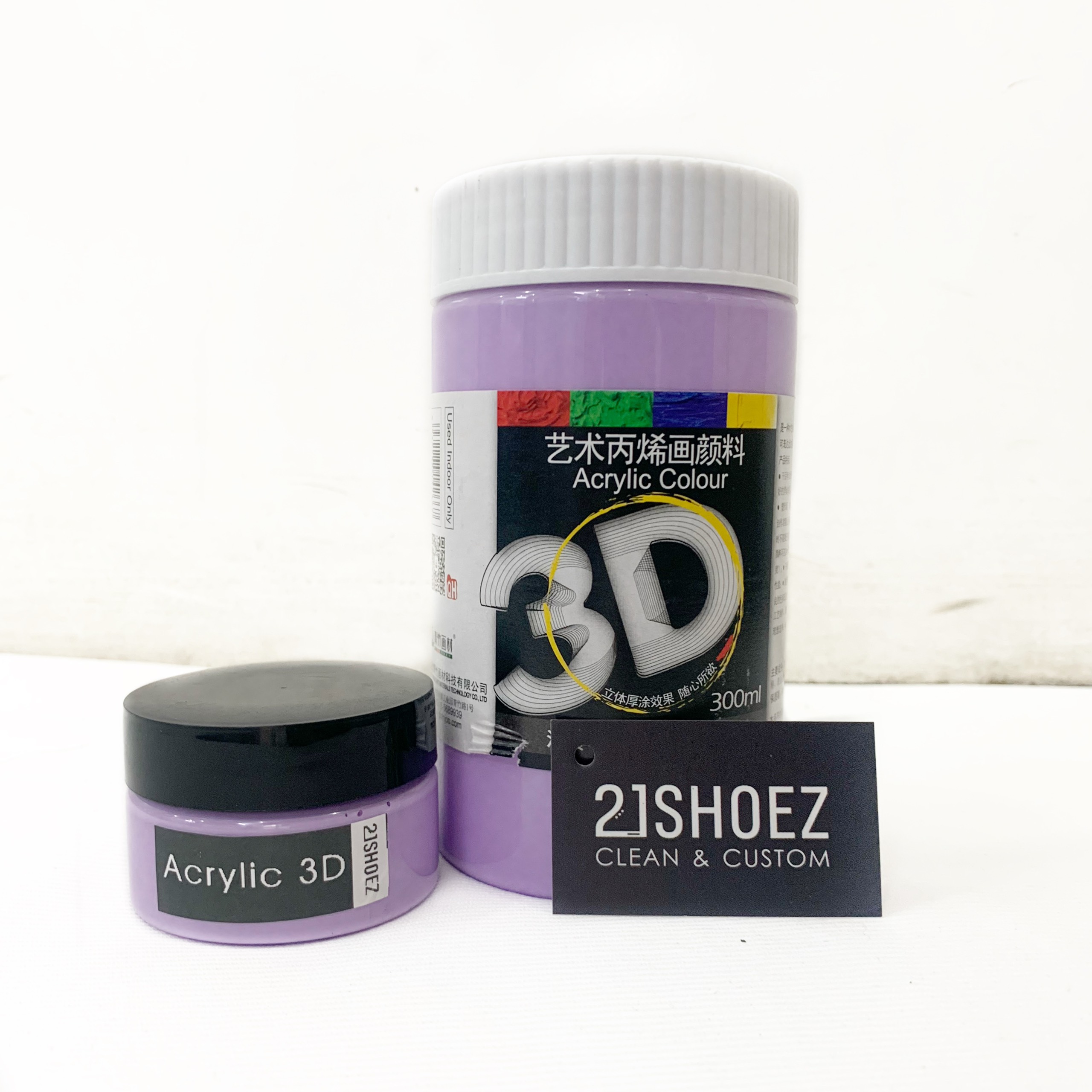Màu Acrylic 3D-5D Custom Giày Lọ 30ml ( Bảng Màu 1 )