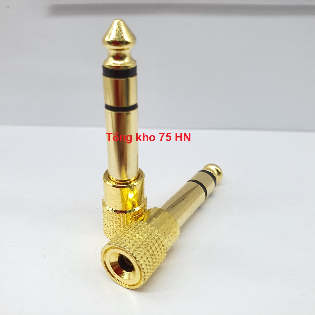 01 Jack chuyển đổi Âm thanh từ 6.5mm ra 3.5mm ( loại tốt )