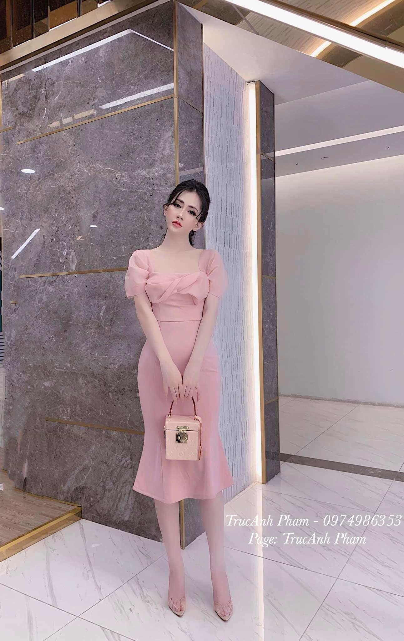 Đầm umi phối lưới kiếng-QH
