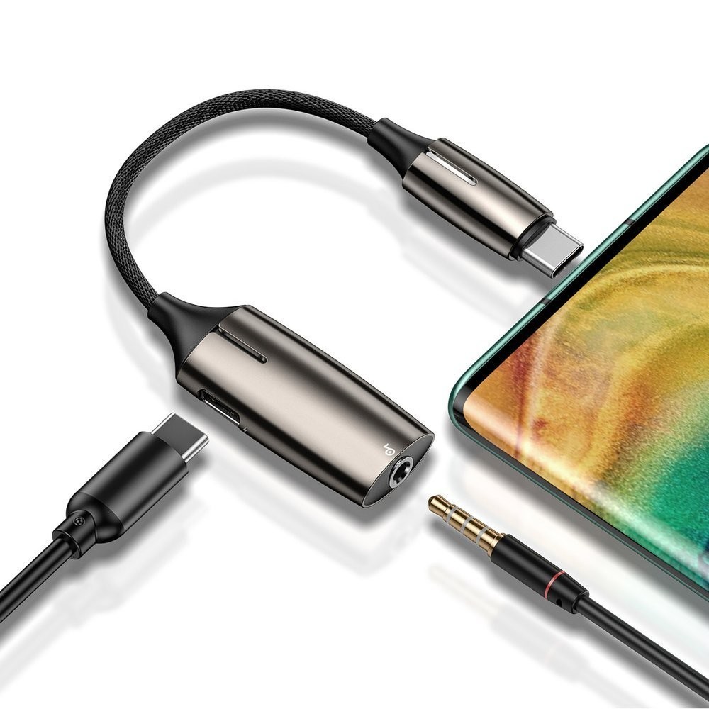 Đầu chuyển đổi  Type-C ra chân 3.5mm audio L60 Baseus CATL60