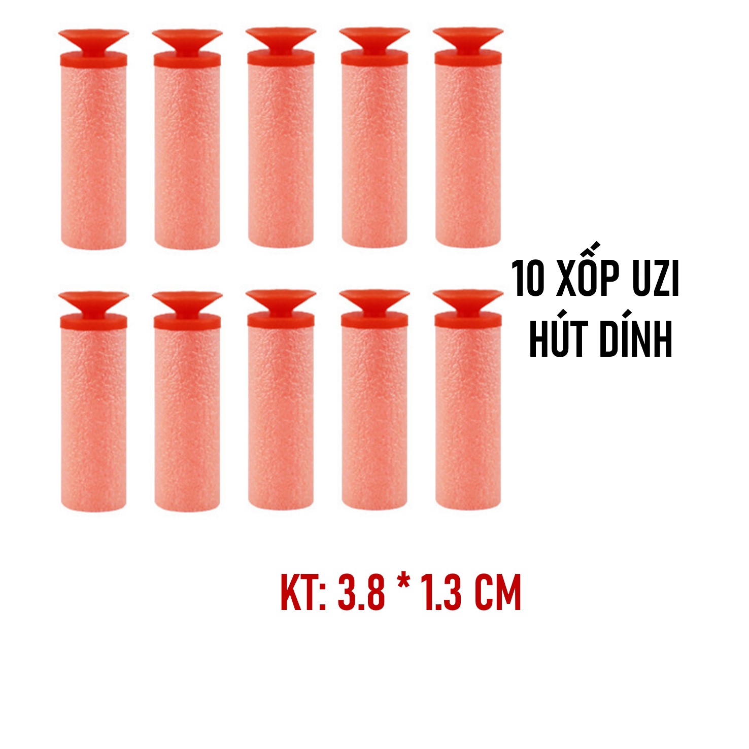 Mười que xốp 3.8cm dành cho đồ chơi uzl - đồ chơi tương lai