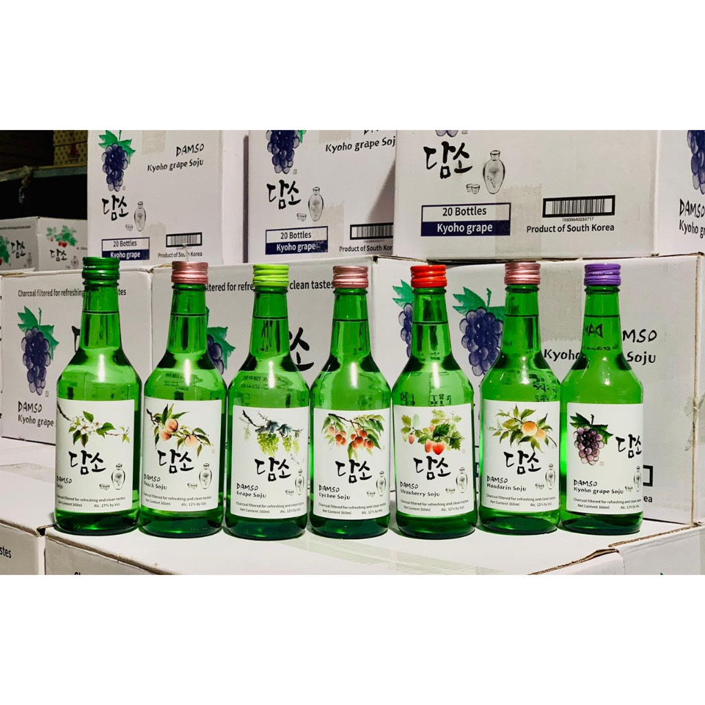 SoJu DamSo Hàn Quốc Vị Dứa 360ml