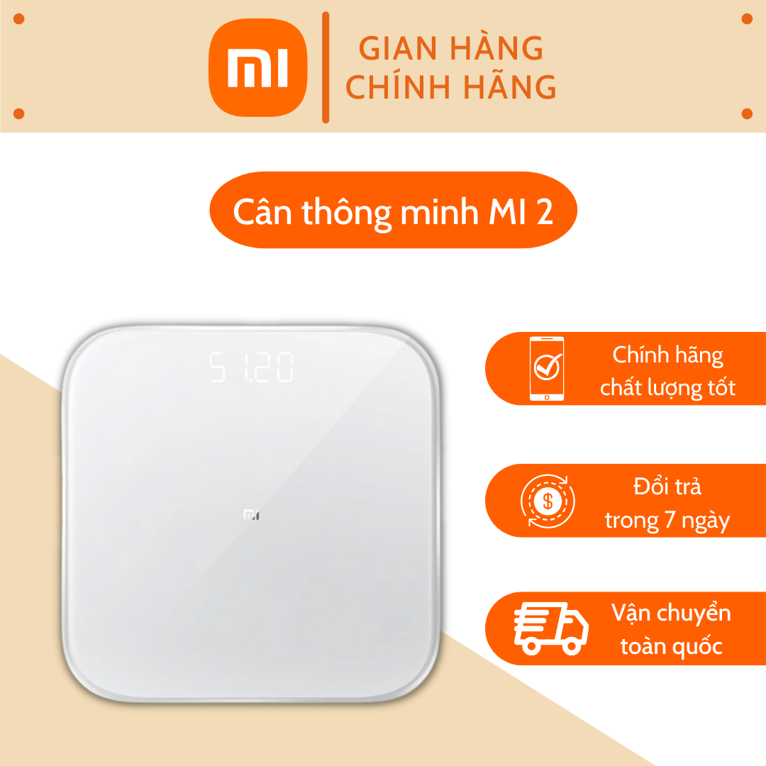 Cân Điện Tử Thông Minh Xiaomi Mi Smart Scale Gen 2 - Hàng chính hãng