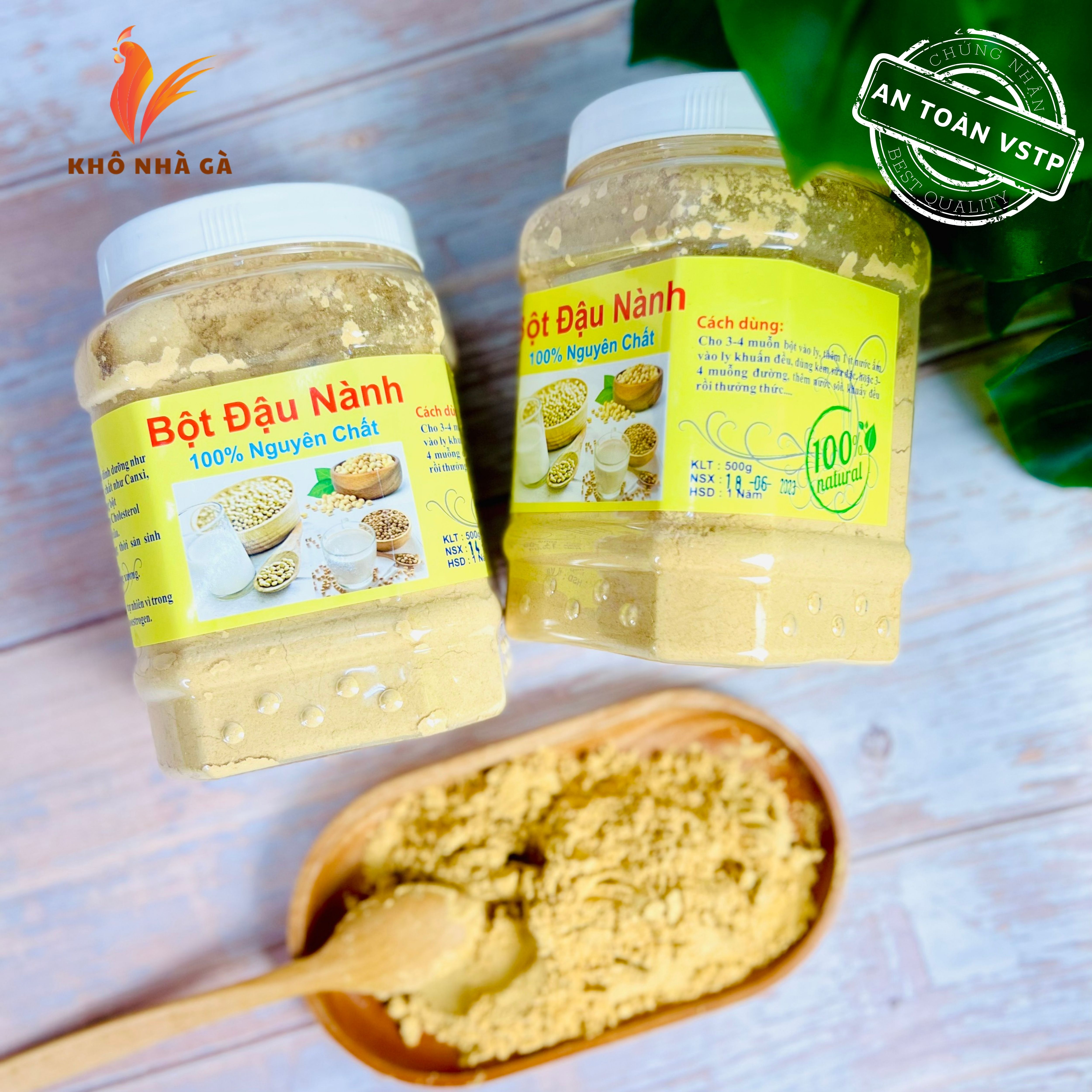 Bột đậu nành rang xay hủ 500 gram