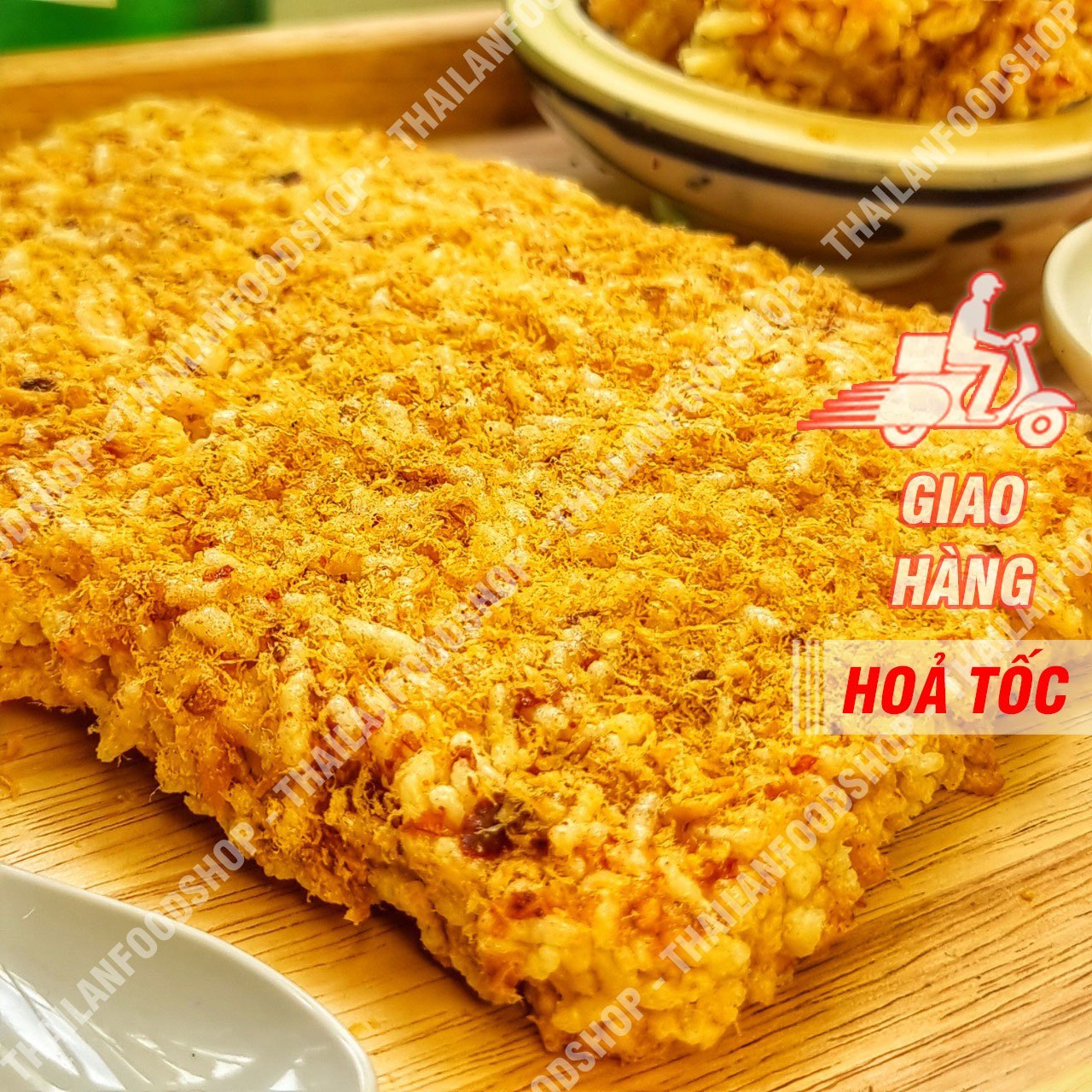 Cơm Cháy Chà Bông Chay Siêu Siêu Ngon (Cơm Cháy Chay) - Túi 180gr
