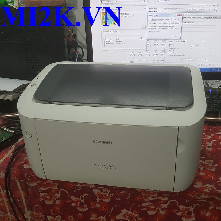 Máy In Văn Phòng 1 mặt nhỏ gọn - canon 6030 ( Tặng Hộp Mực Đa Năng - Dây Nguồn , Cáp in Mới 100% Đi Theo Máy )