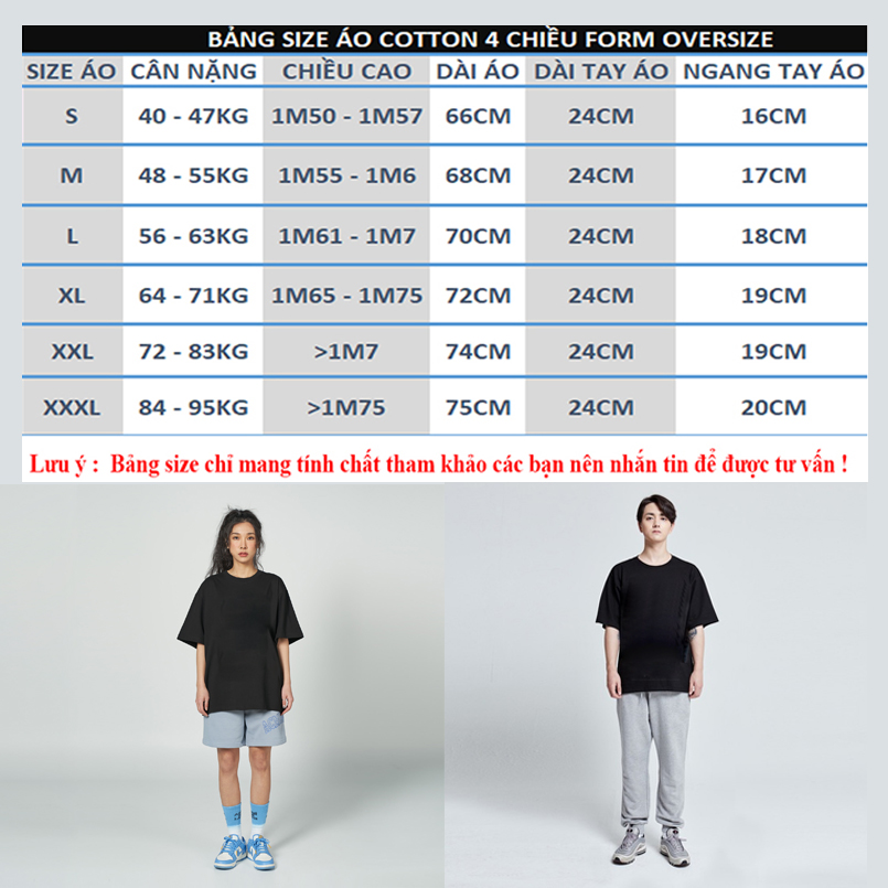 Áo thun cotton nam nữ NEVER, Form oversize, Cotton 100%, Tặng kèm nón kết