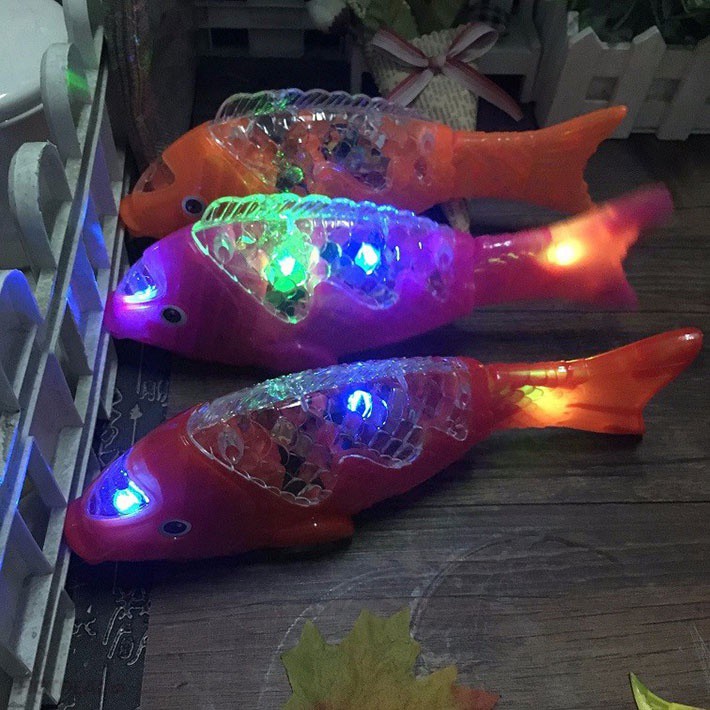 Lồng Đèn Trung Thu Cá Chép Đèn Led Phát Sáng Có nhạc