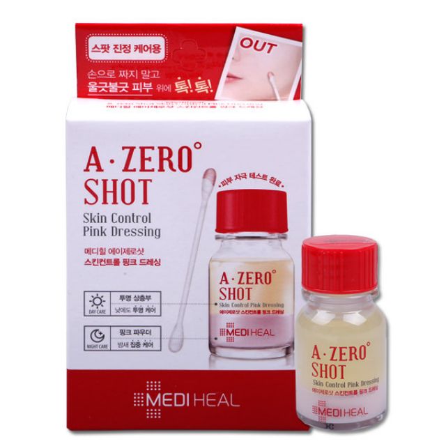 [Da Mụn] Dung Dịch Chấm Mụn Mediheal A-Zero Shot Skin Control Pink Dressing