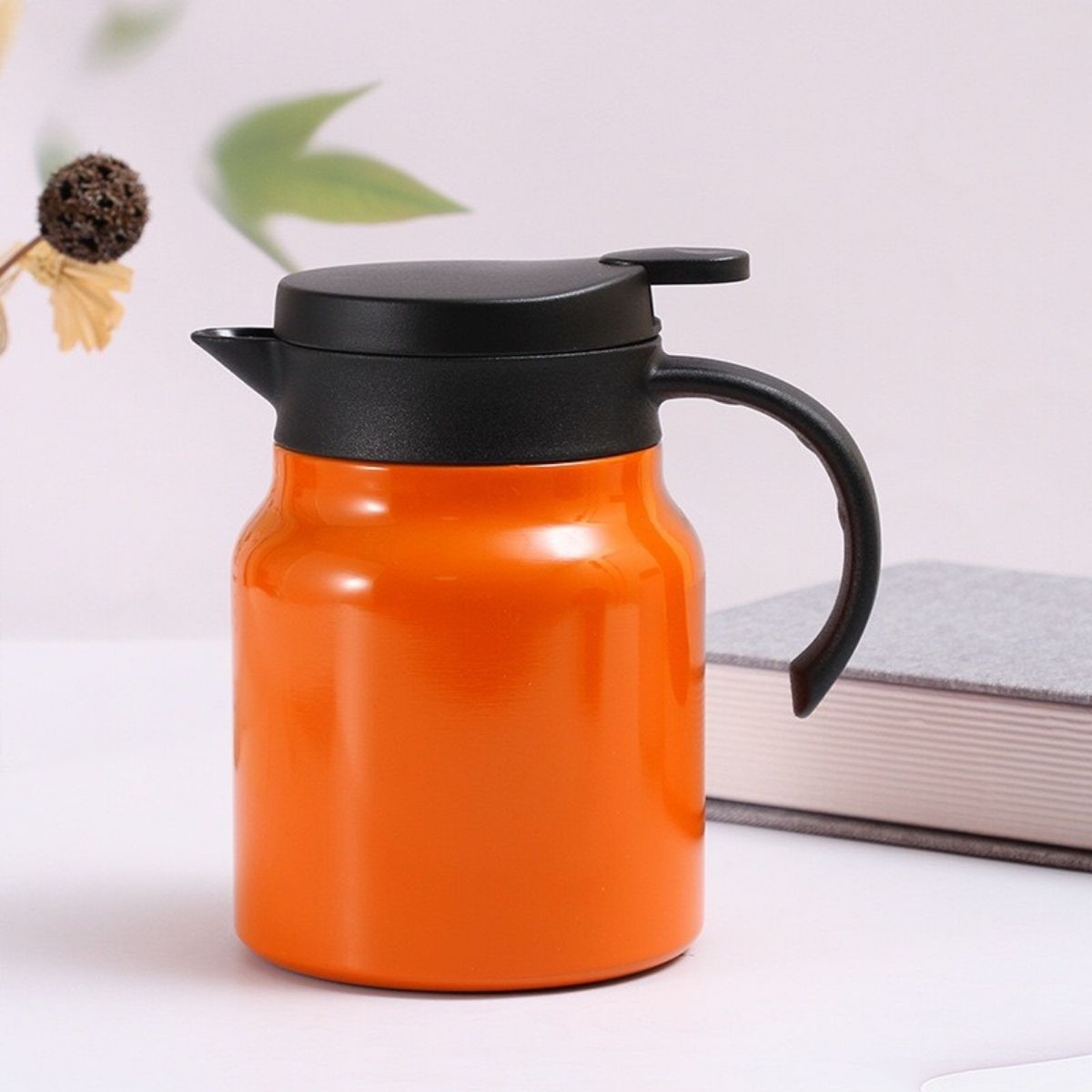 316 stainless steel premium heat preservation teapot 1000ml tea pot with premium filter cartridge heat preservation 10-12hrs