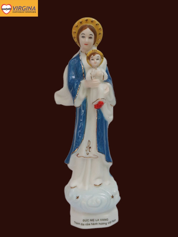 Tượng sứ - Mẹ Việt Nam 13cm