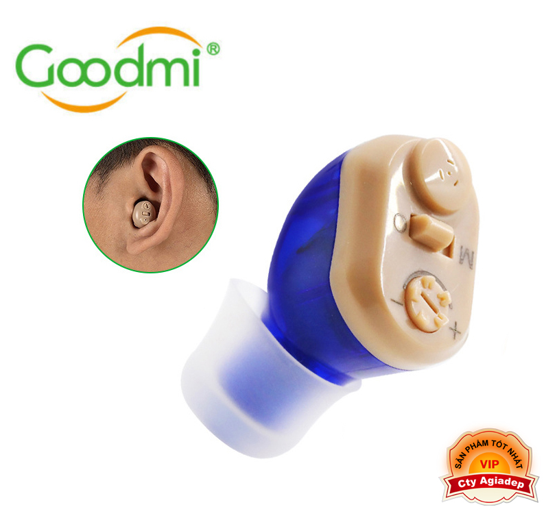 Tai nghe trợ thính xịn (Sạc Pin) GOODMI, Máy trợ thính cho người khiếm thính AG917