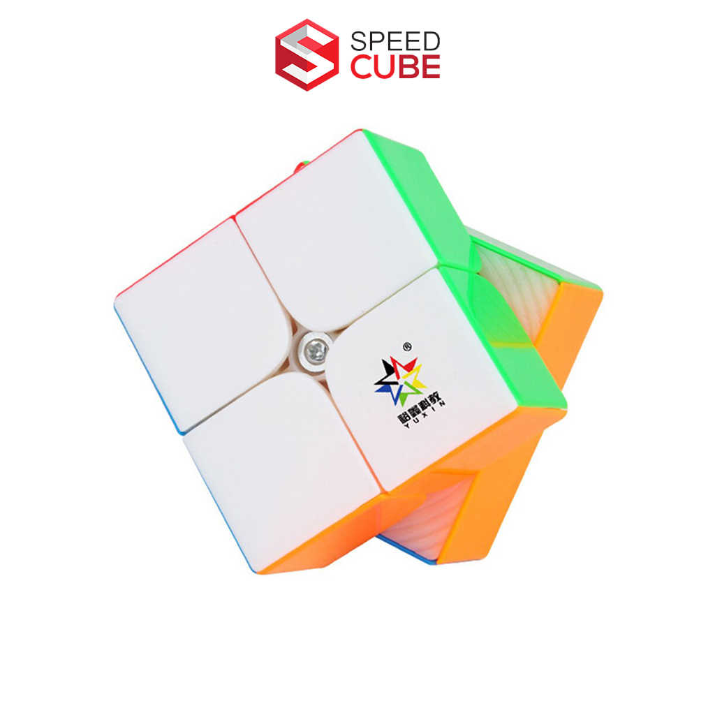Rubik 2x2 Yuxin Litle Magic stickerless Rubic 2 Tầng Shop Speed Cube