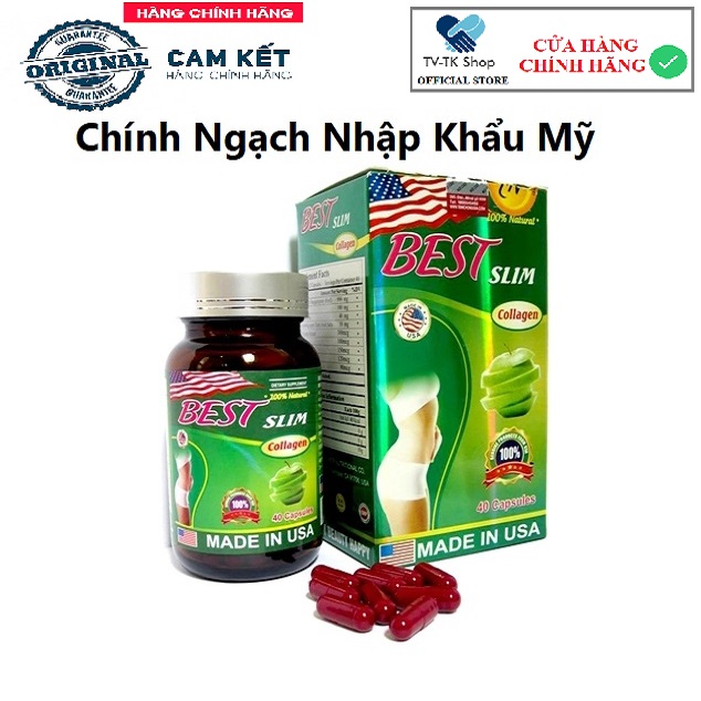 Thực Phẩm Hỗ Trợ Sức Khỏe Best Slim USA - Hỗ Trợ Giảm Cân An Toàn Hiệu Quả