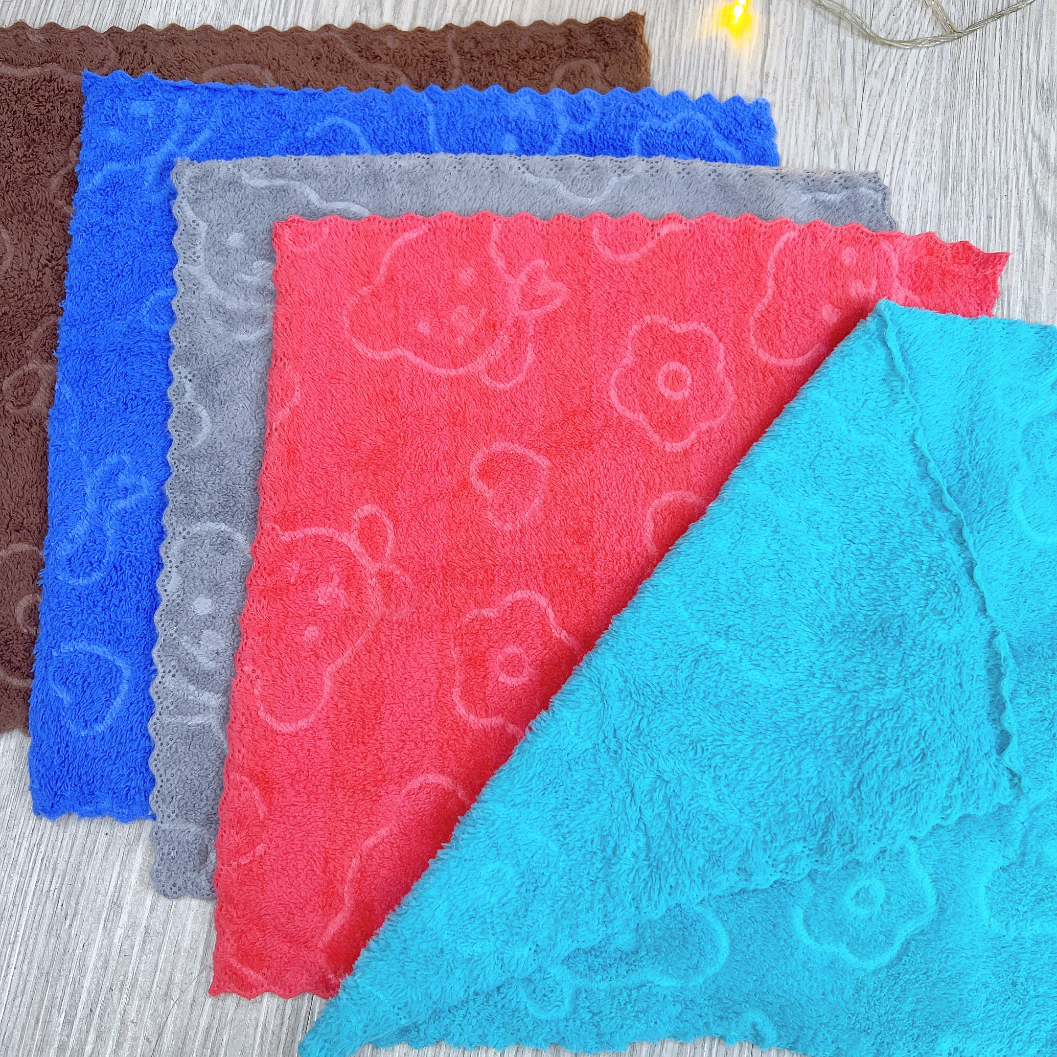 Khăn Lau Đa Năng Mềm Mại 30x30 (Khăn A3- răng cưa) siêu thấm nước