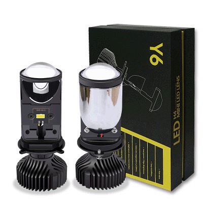 LED BI CẦU Y6 CHÂN H4 SIÊU SÁNG CÓ CHỤP CHẮN SÁNG ( GIÁ 1 CHIẾC)