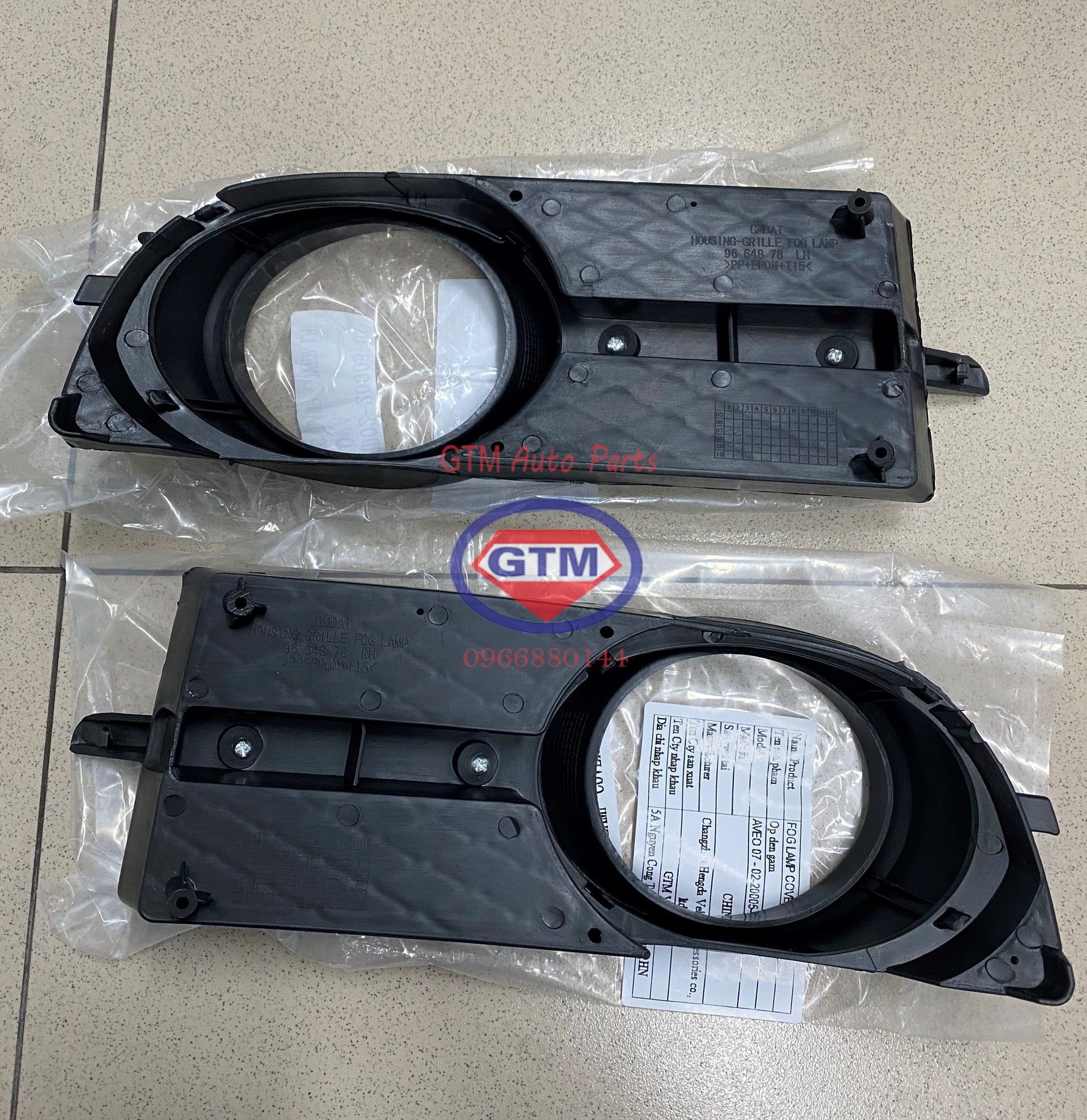 ỐP ĐÈN GẦM AVEO, GENTRA