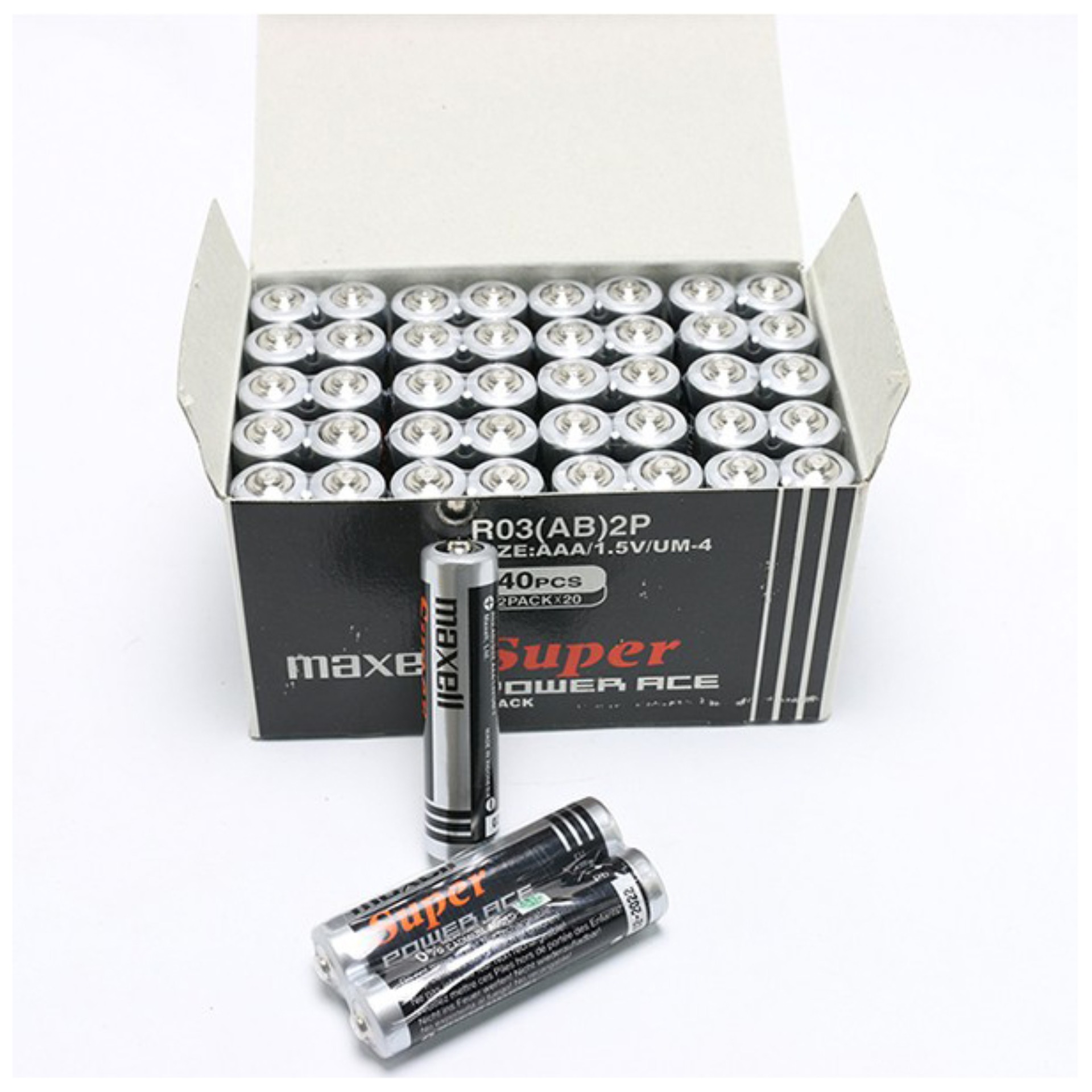 Hộp 40 Viên Pin tiểu 3A Maxell Chính Hãng, tuổi thọ pin lâu