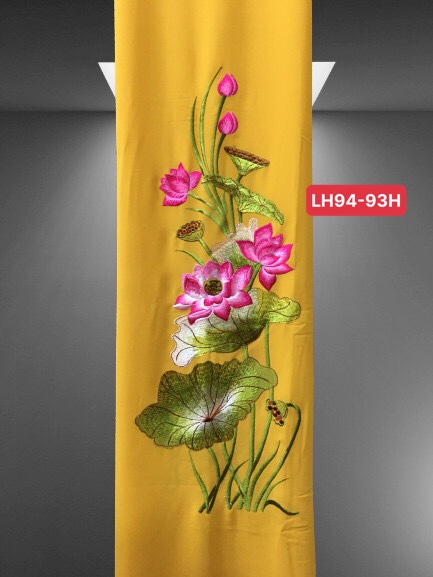 Vải áo dài thêu LH94 to