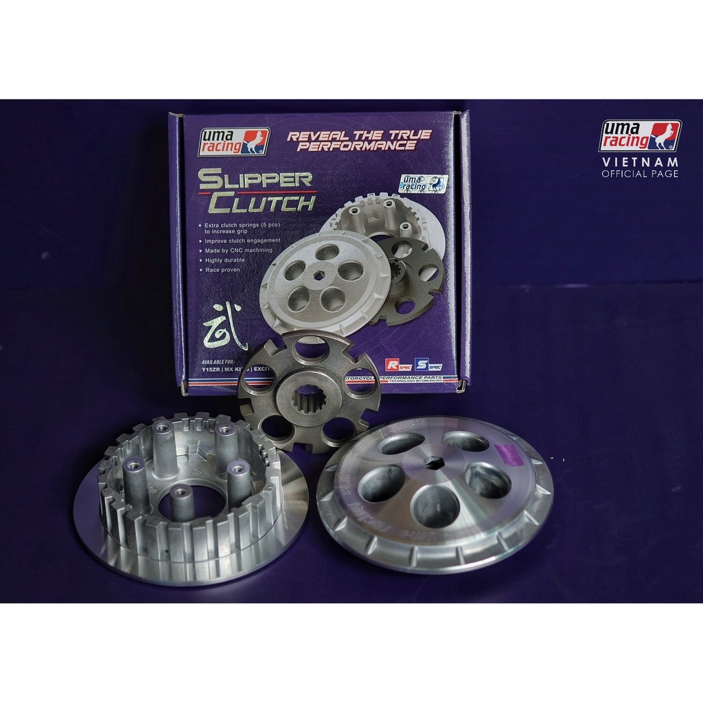 [HCM]ĐÉ NHÔM NỒI UMA RACING SLIPPER CLUTCH CHO EXCITER 150 - Y15ZR [ CHÍNH HÃNG ]