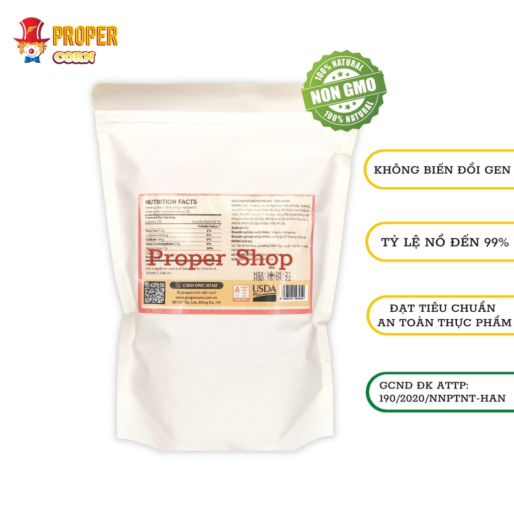 Ngô Mỹ nổ bắp rang bơ tại nhà PROPER