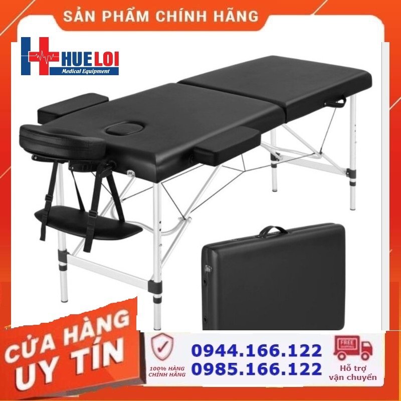 Giường massage gấp gọn - Giường châm cứu bấm huyệt