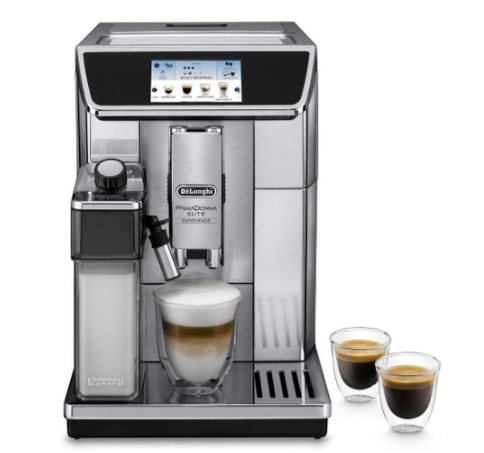 DeLonghi PrimaDonna Elite Experience ECAM 650.85.MS Fully Automatic Coffee Machine, Made in EU, 12 Months Warranty
