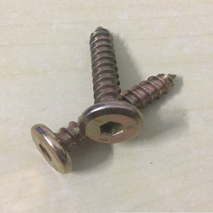 50 CON - 6x40mm VÍT GỖ LỤC GIÁC CHÌM