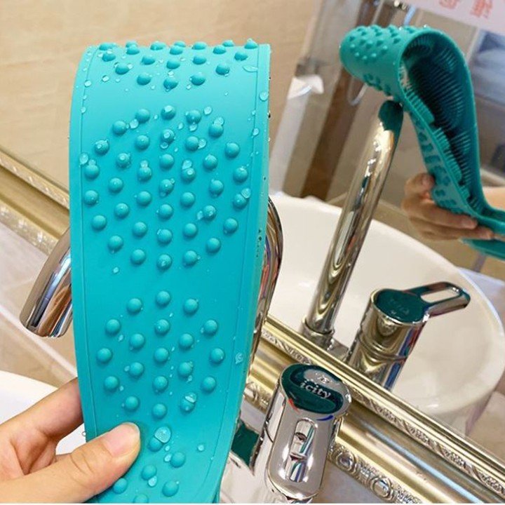 Dây Đai Chà Lưng 2 Mặt Đa Năng, Cọ Lưng 2 Mặt Silicol Siêu Hot
