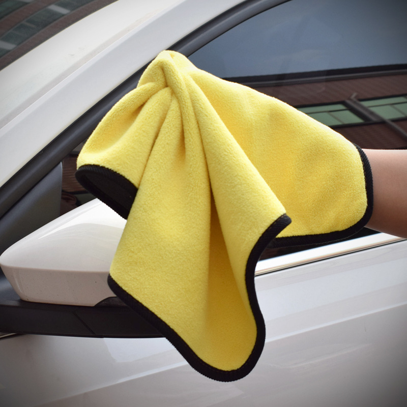 Khăn microfiber / khăn lau xe hơi ô tô mềm mịn thấm hút tốt