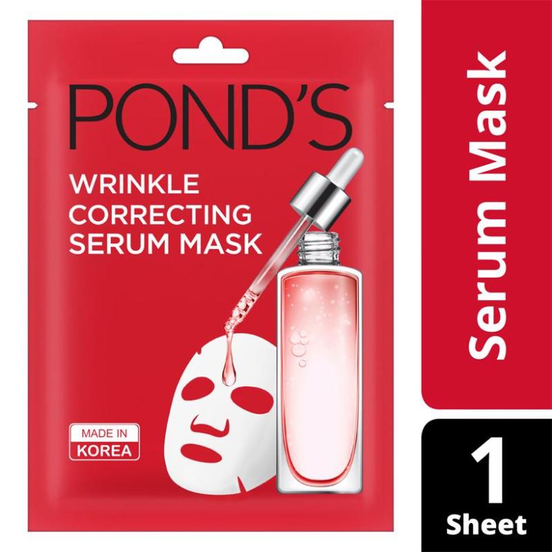 Mặt Nạ Tinh Chất Ngăn Ngừa Lão Hoá Ponds Wrinkle Correcting Serum Mask (21ml) nhập khẩu
