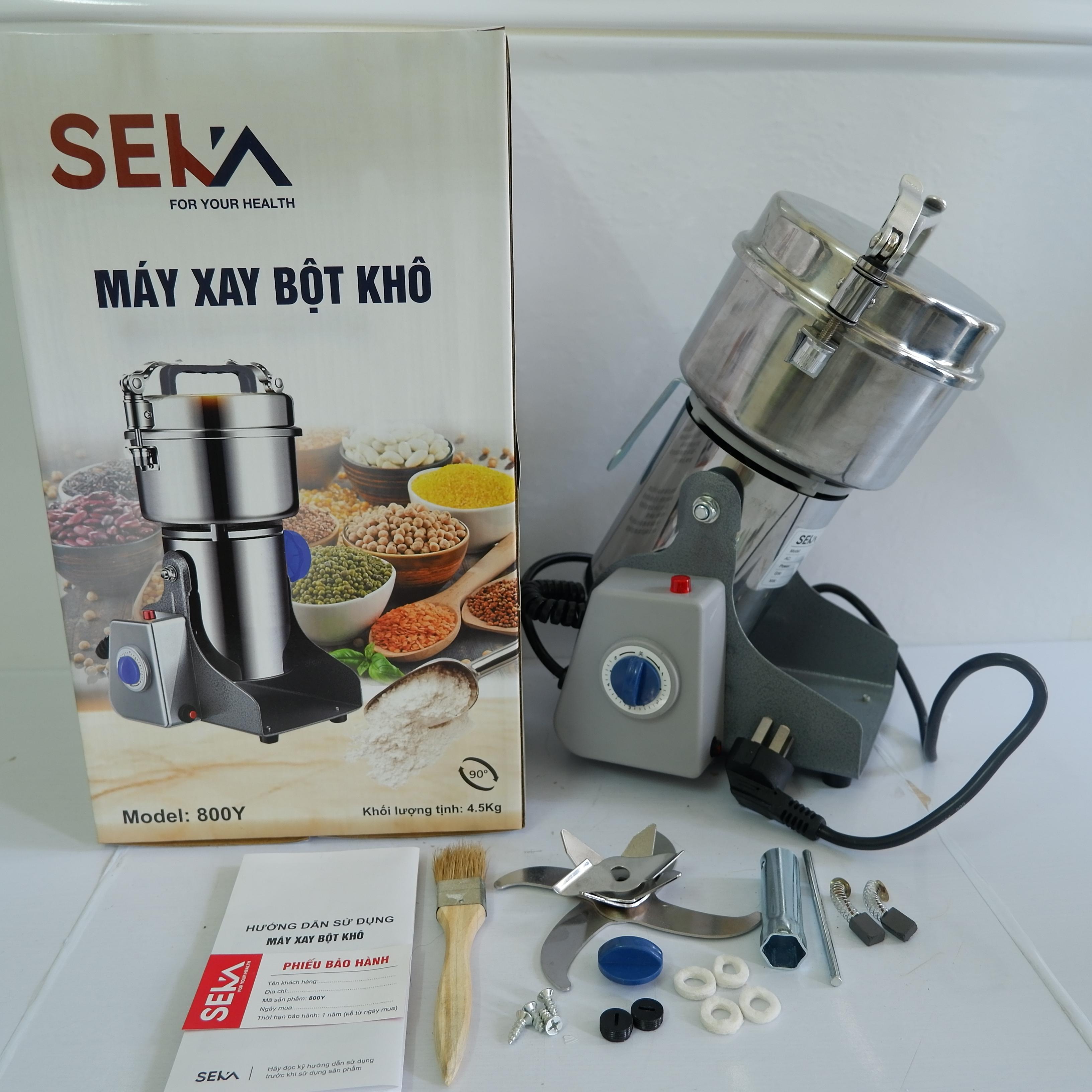 Máy xay bột khô, bột tam thất, ngũ cốc đa năng SEKA 900E