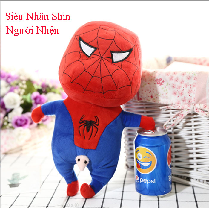 THÚ BÔNG SIÊU NHÂN NHỆN -SPIDER MAN NHỒI BÔNG CAO CẤP