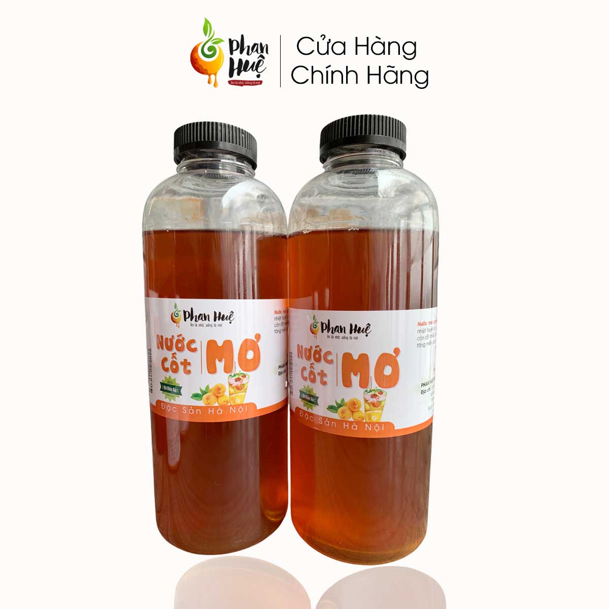 Nước Cốt Mơ Ngâm Đường Hà Nội - Phan Huệ, Hũ 2Kg. Không quả nguyên nước cốt. Nước cốt mơ vị chua ngọt ngon khó cưỡng. Đặc sản Hà Nội
