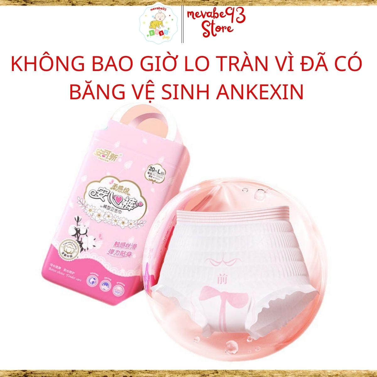 Băng vệ dạng quần sinh cao cấp ANKEXIN ( 20 miếng/ bịch )