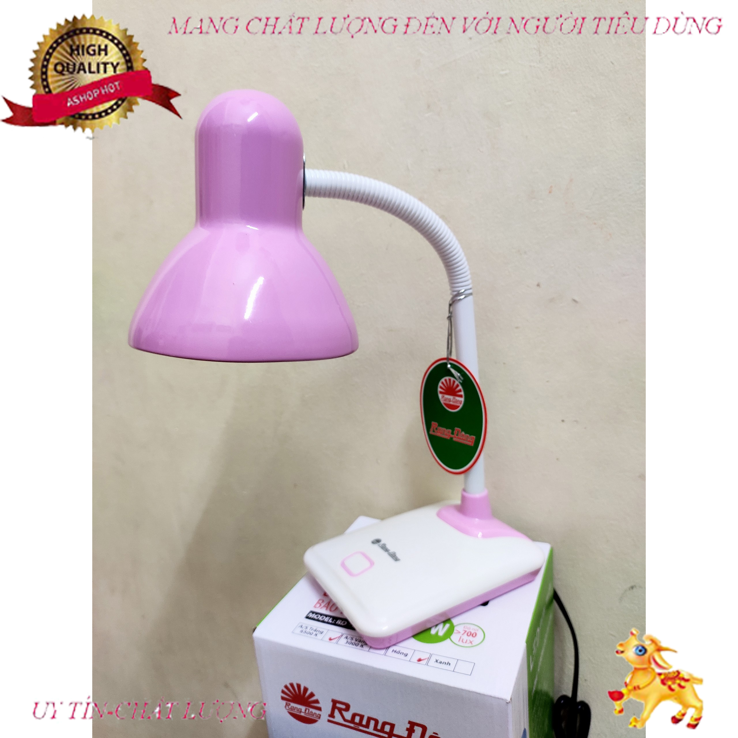 [SIÊU HOT] Đèn học để bàn Rạng Đông chống cận LED RD-RL-26.LED 5w