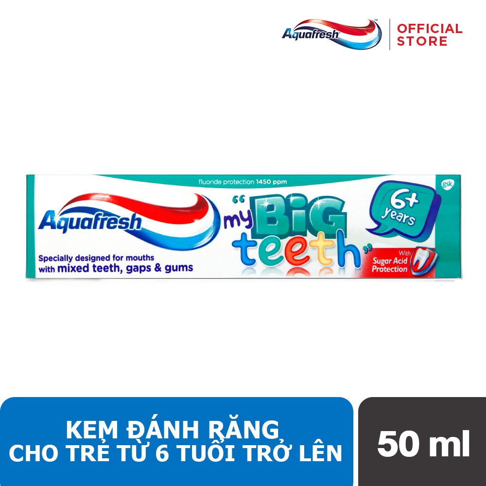 Aquafresh My Big teeth Toothpaste from 6 years old 50ml