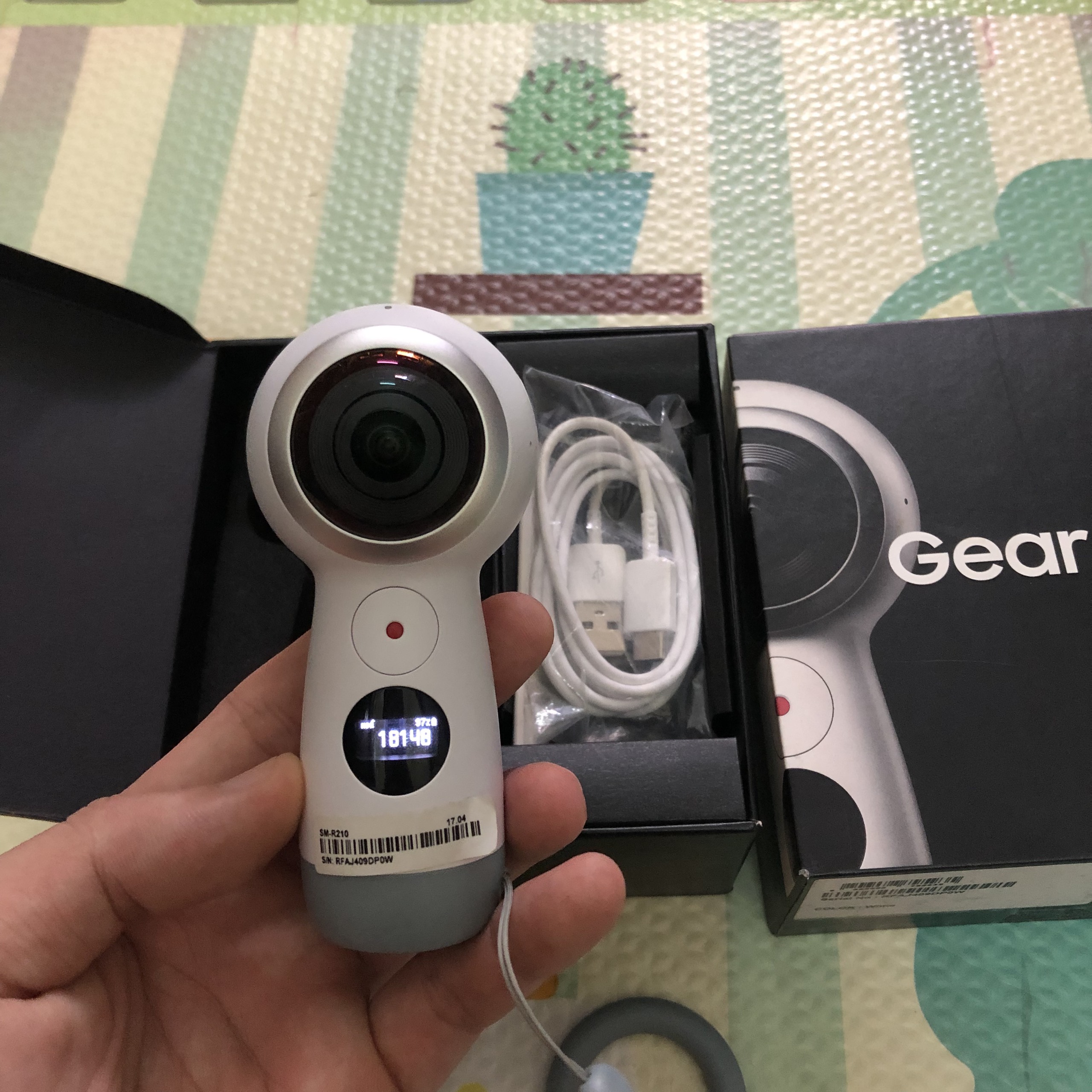 Samsung Gear 360 2017 DM (SM-R210) - Full box 98%