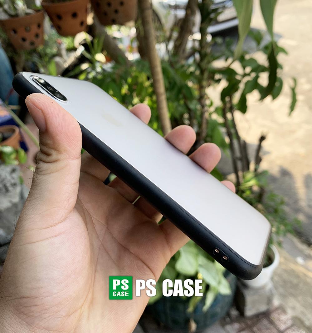 Ốp lưng iPhone XS MAX viền dẻo đen cao cấp - PS Case phân phối