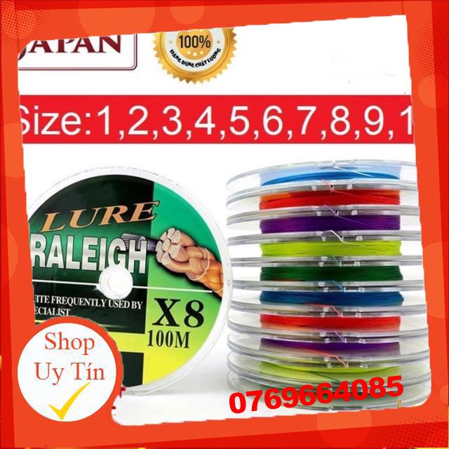 Dây dù câu cá PE Lure X8 - 7 màu cao cấp  -Đ𝗢̂̀ 𝗖𝗔̂𝗨 𝟳𝟭𝟲