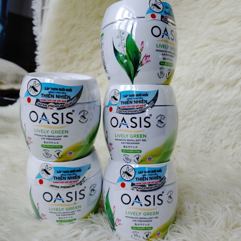 [Hàng Đẹp] Sáp thơm đuổi muỗi OASIS 180 g