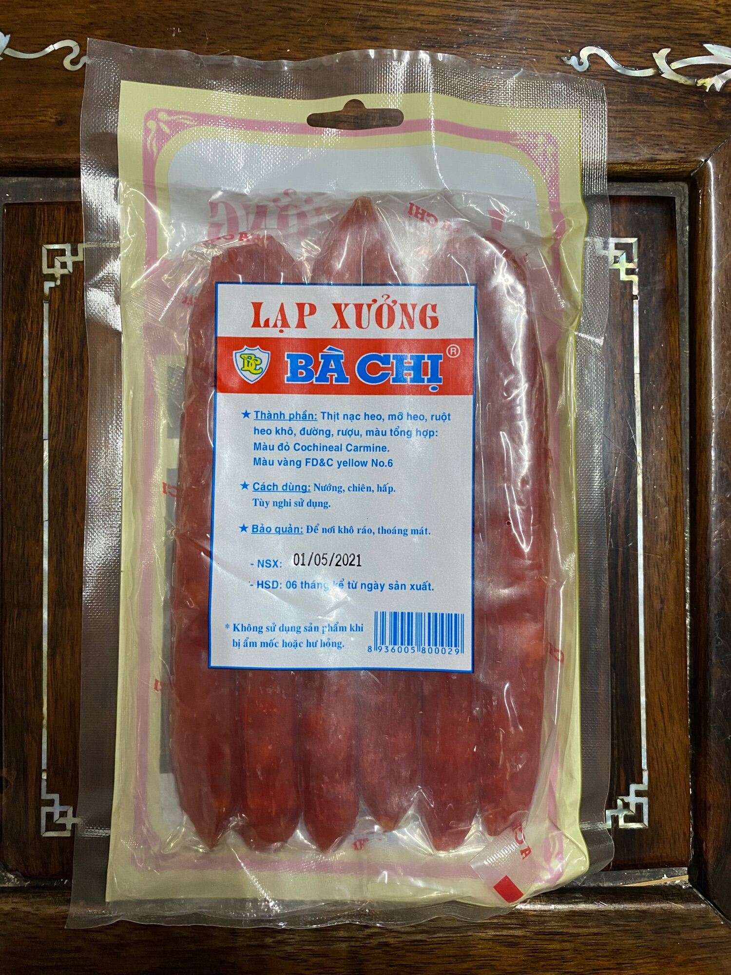 Lạp Xưởng Bà Chị Loại Đặc Biệt (250g)