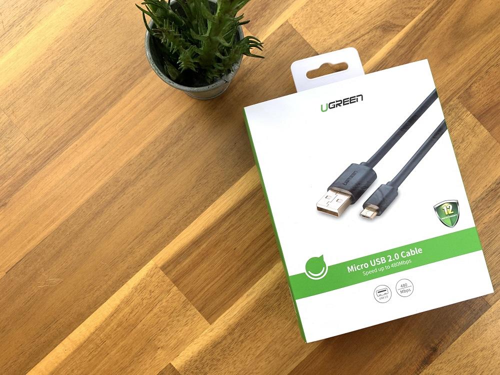 Cáp Micro USB dài 1,5M Ugreen 10837 cao cấp