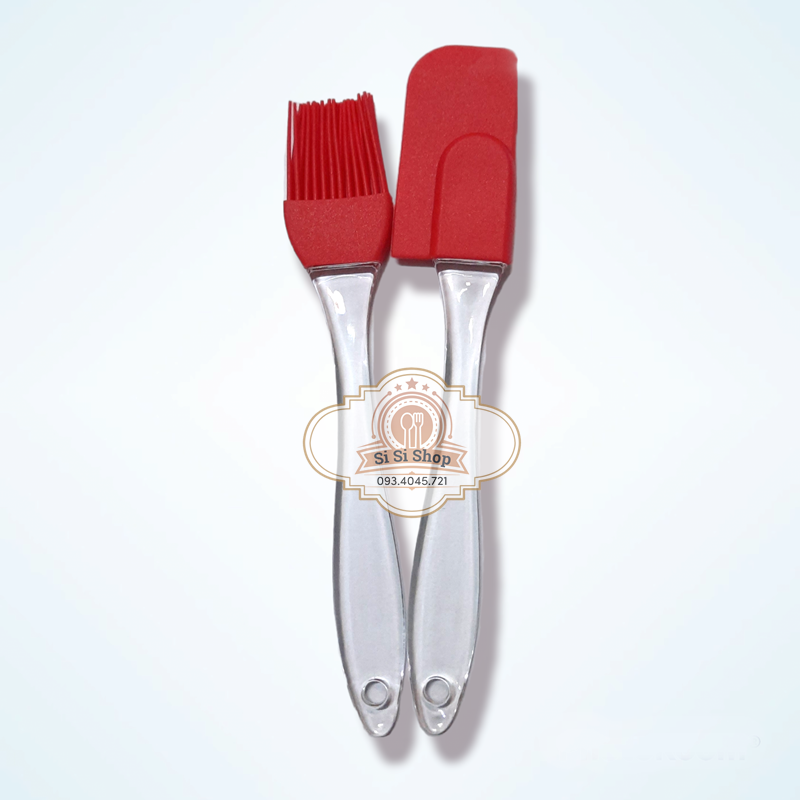 Set chổi quét silicon + phới trộn bột cán trong