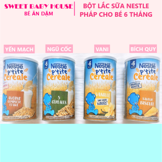 [HCM]Bột lắc sữa Nestle Pháp 400g vị yến mạch cho bé từ 6 tháng. Date 2 22- Sweet Baby House thumbnail
